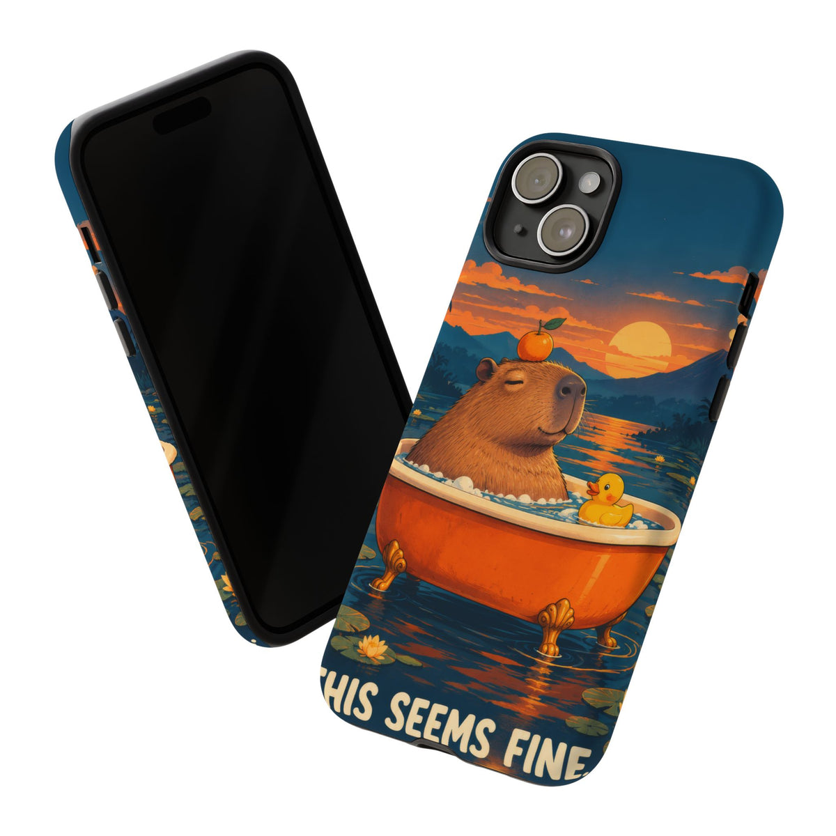 Minor Inconvenience iPhone Tough Case | funny capybara