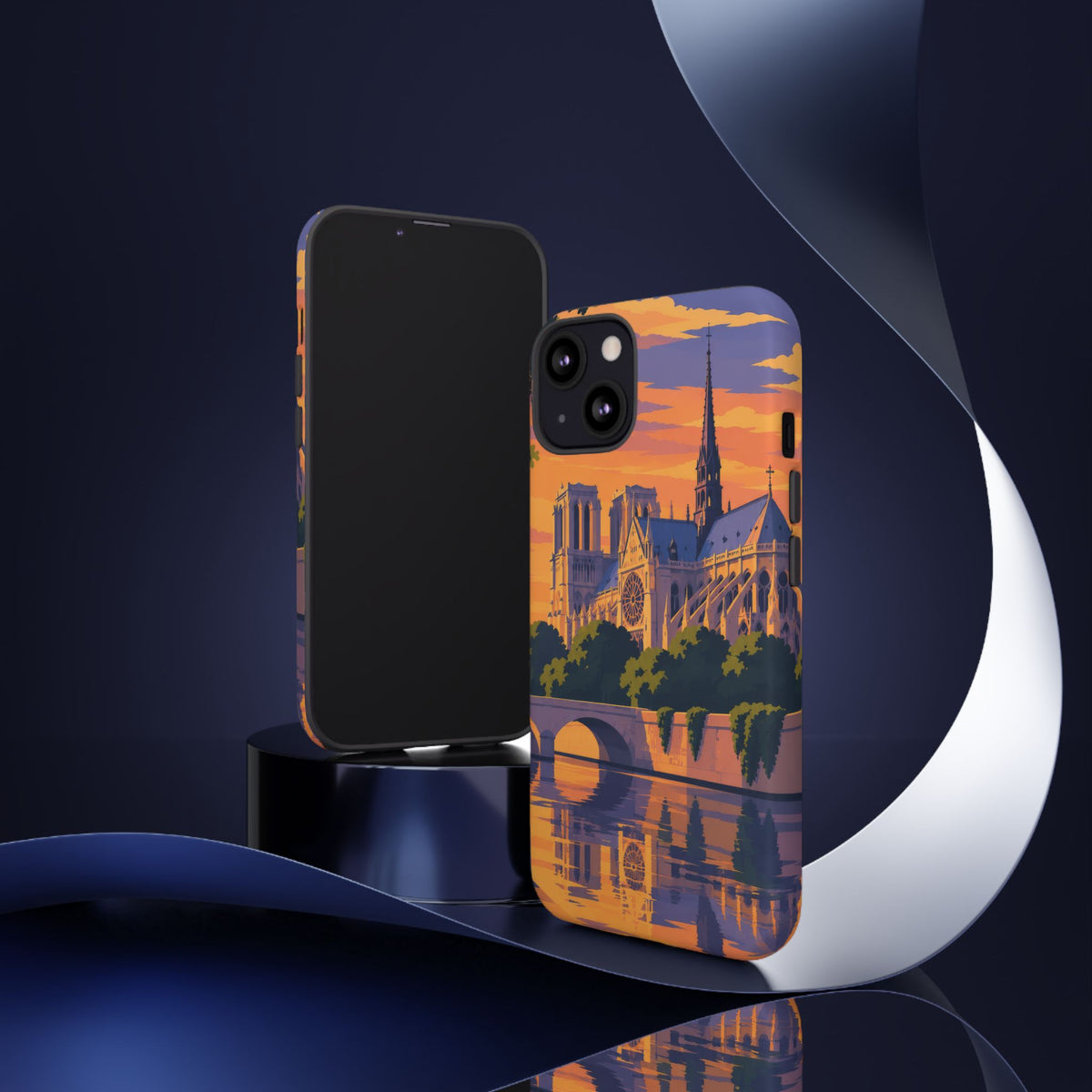 Notre Dame — Cathedral Twilight iPhone Tough Case