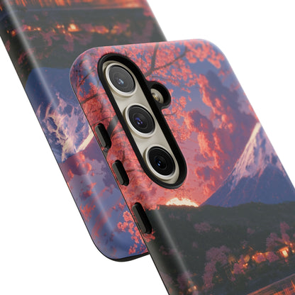 Sakura Lakeside Village Samsung Galaxy Tough Phone Case