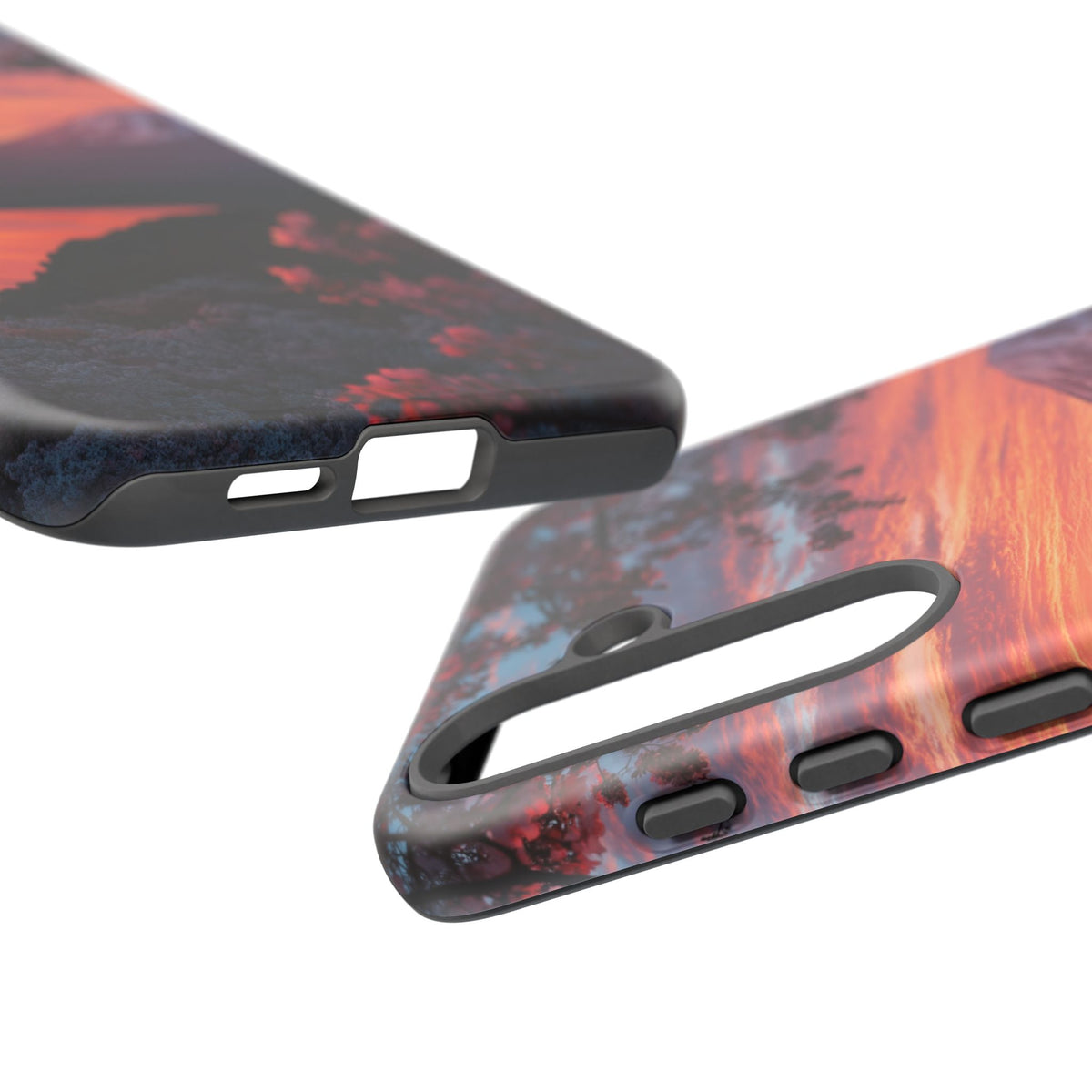 Fuji Moonlit Sakura Samsung Galaxy Tough Phone Case