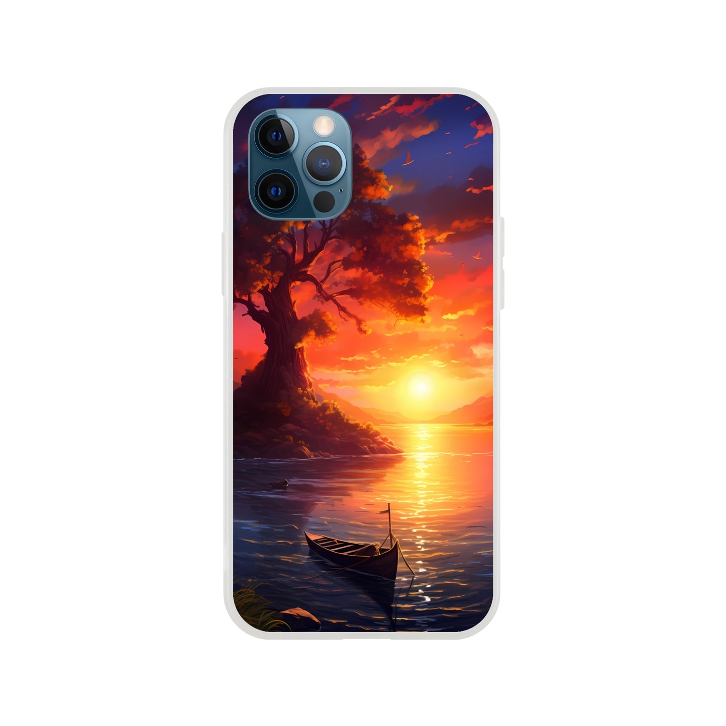 iPhone case - Solitary Sunset Serenade