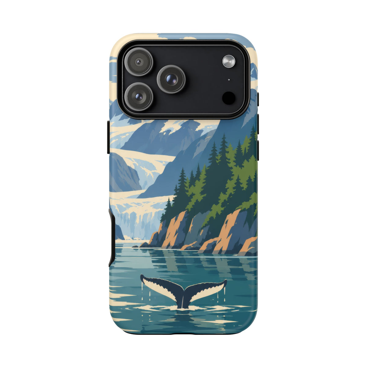 Glacier Bay — Fjord Silence iPhone Tough Case