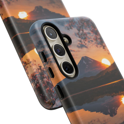 Fuji Golden Reflection Samsung Galaxy Tough Phone Case