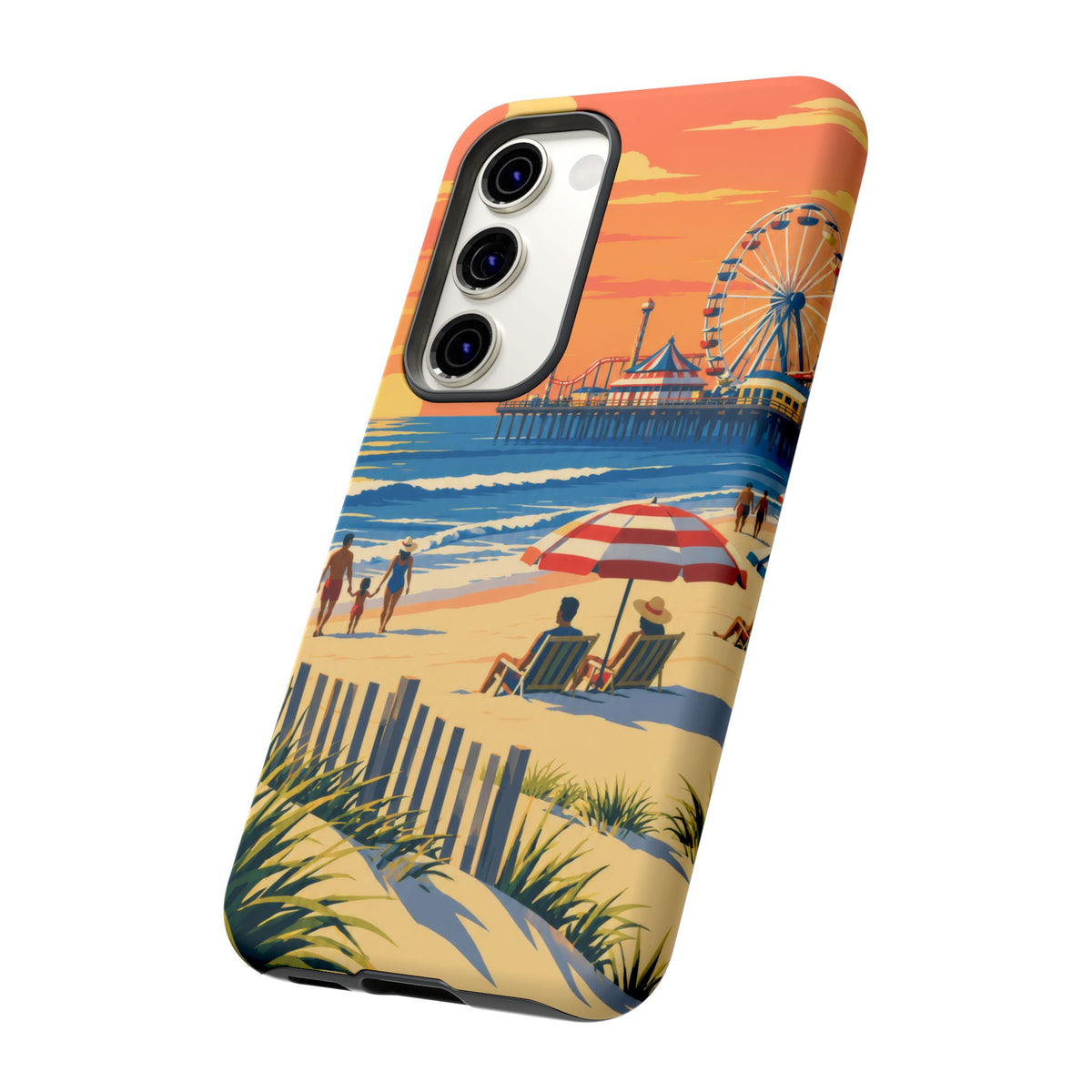New Jersey Shore — Boardwalk Summer Samsung Galaxy Tough Case
