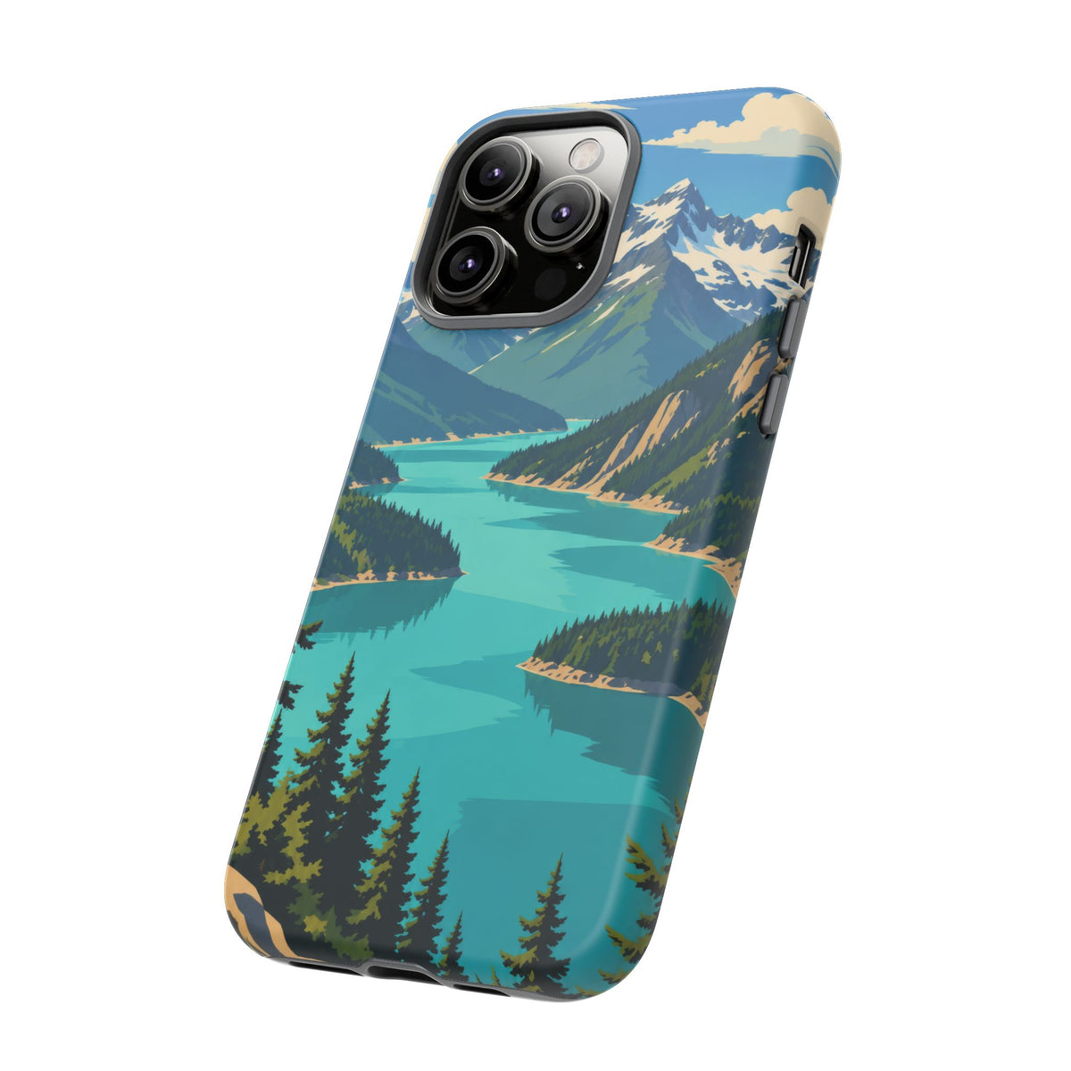 Cascades — Diablo Blue iPhone Tough Case