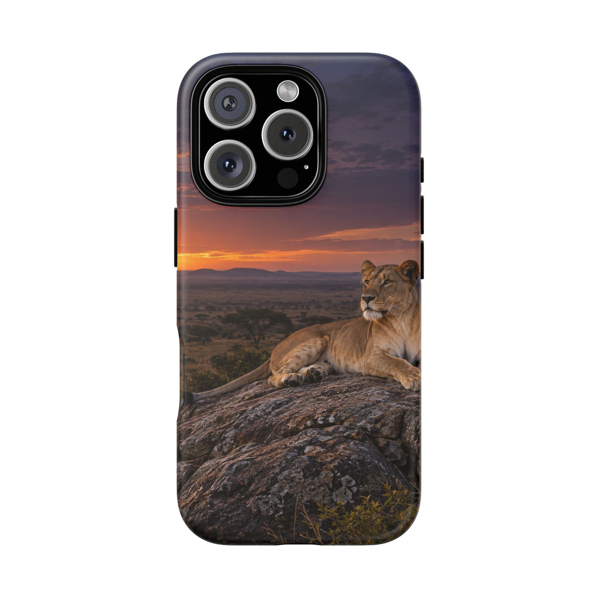 Lioness in the Blue Hour iPhone Tough Case