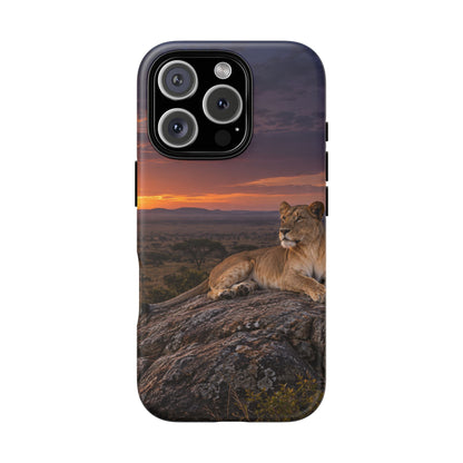 Lioness in the Blue Hour iPhone Tough Case