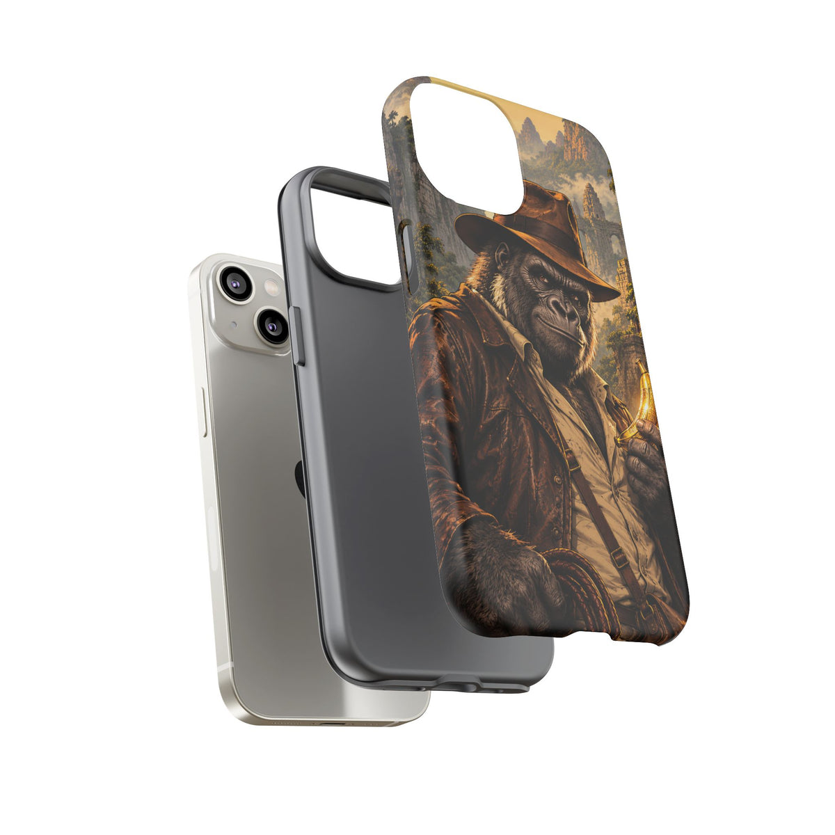 Adventure Gorilla iPhone Tough Case | Temple of Bananas