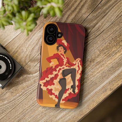 Moulin Rouge Dancer — Crimson Cabaret iPhone Tough Case | cabaret dancer
