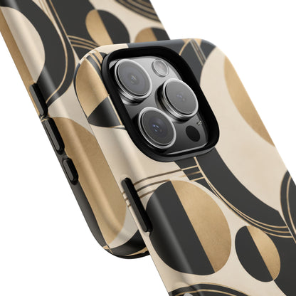 Pearl Orbit iPhone Tough Case | art deco