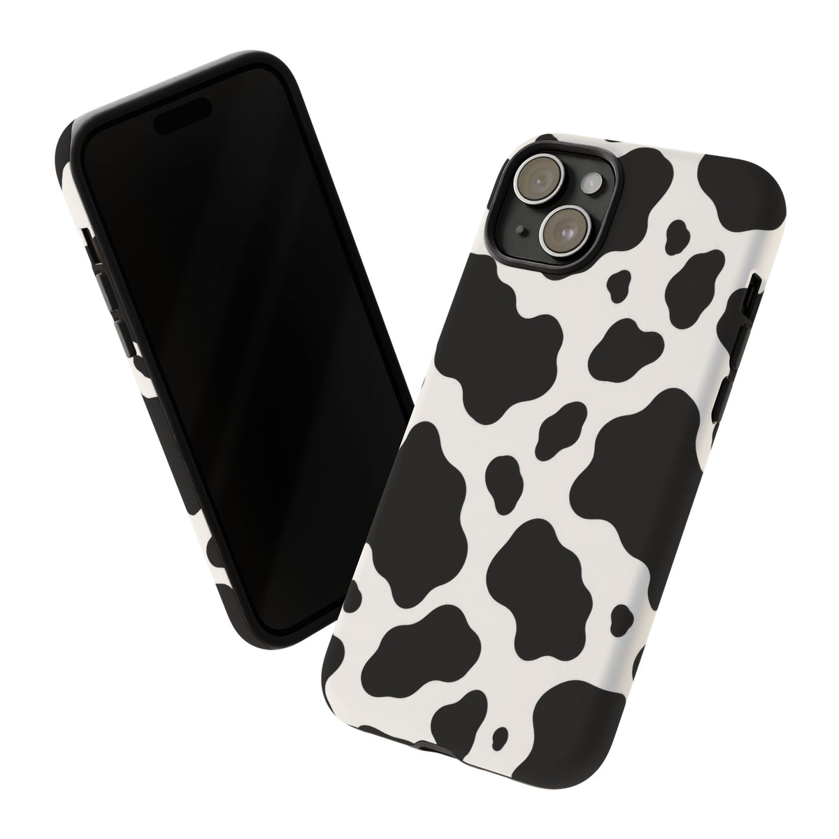 Classic Holstein iPhone Tough Case | Black & White Cow Print