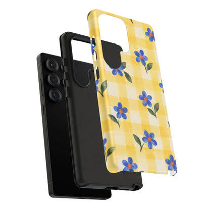 Buttercup Picnic Samsung Galaxy Tough Case | yellow gingham