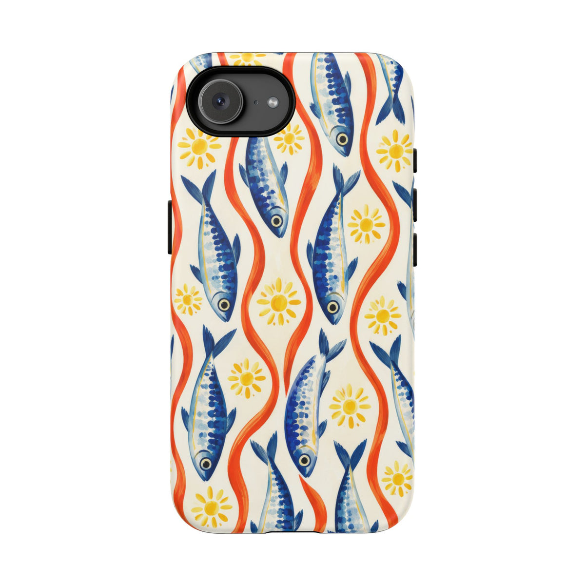 Sardine Social iPhone Tough Case | sardine print