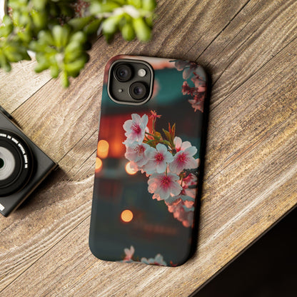 Kyoto Blossom Lanterns iPhone Tough Phone Case