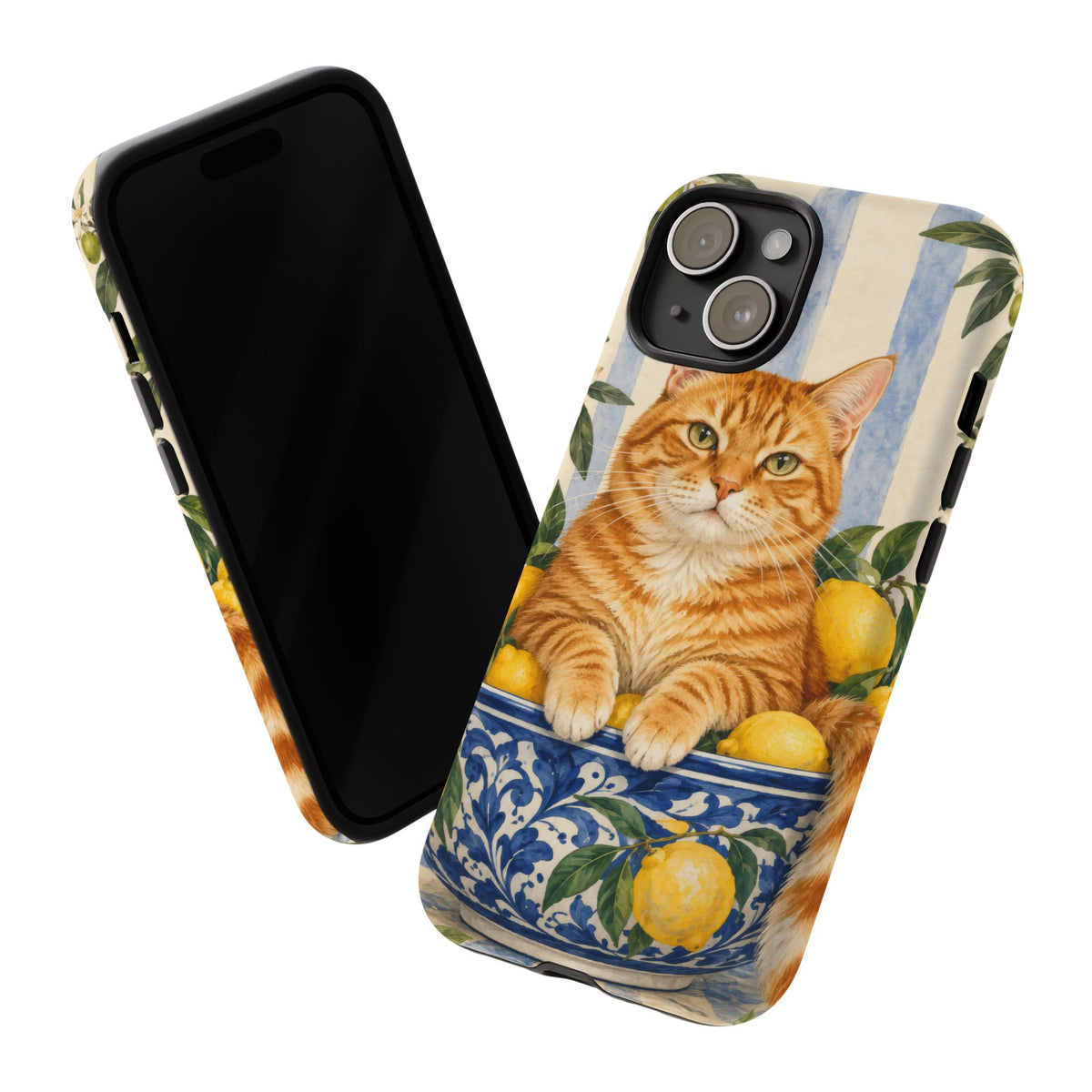 Citrus Inspector iPhone Tough Case | ginger cat