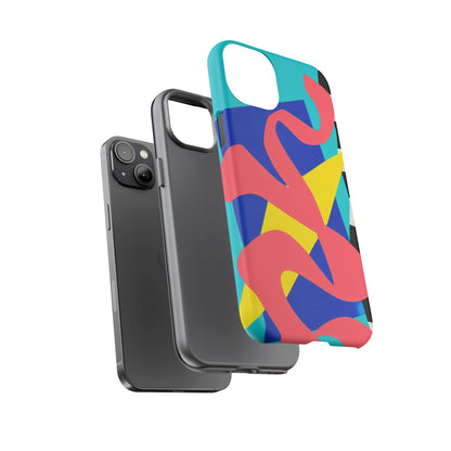 Cut Loose iPhone Tough Case | Retro Abstract Art