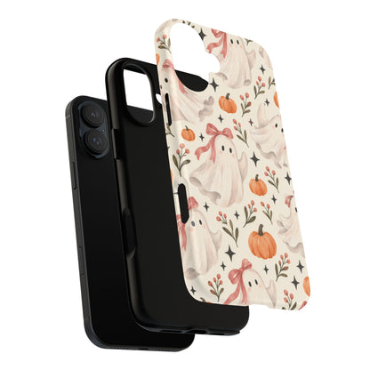 Blush Boo Social iPhone Tough Case | cute ghost