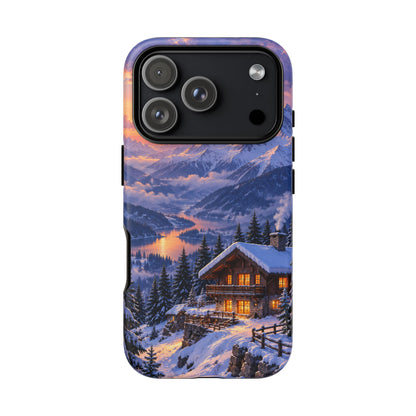Alpine Hearth iPhone Tough Case | winter cabin