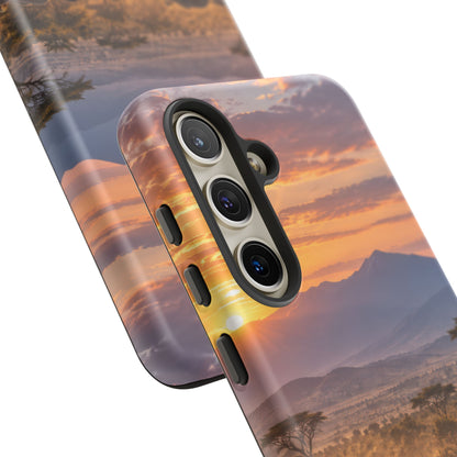 Elephants at First Light Samsung Galaxy Tough Case | african elephants