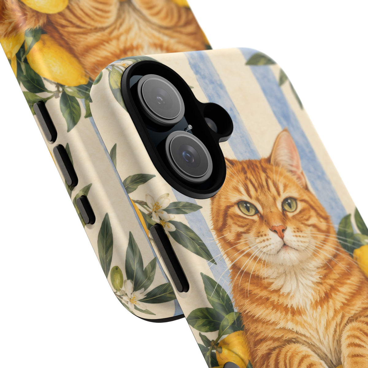 Citrus Inspector iPhone Tough Case | ginger cat