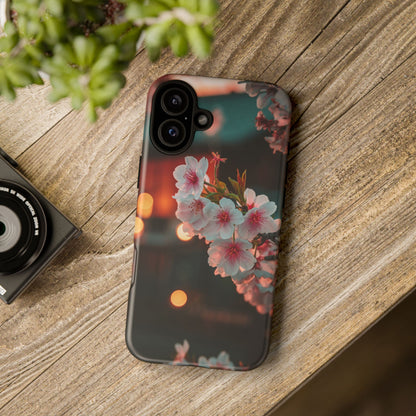 Kyoto Blossom Lanterns iPhone Tough Phone Case