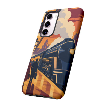 Travel by Train — Night Departure Samsung Galaxy Tough Case | train travel