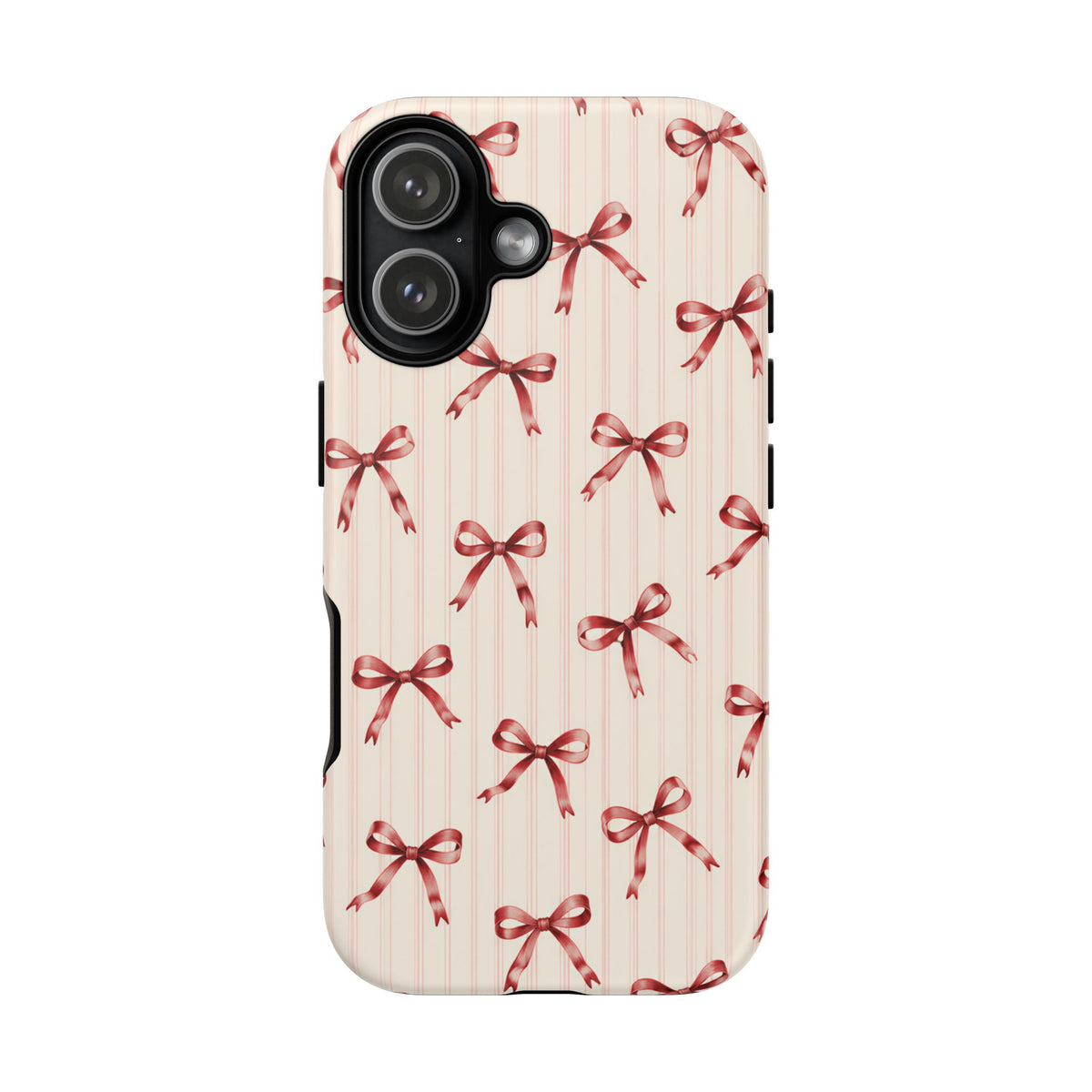 Red Bow iPhone Tough Case | Ribbon Waltz