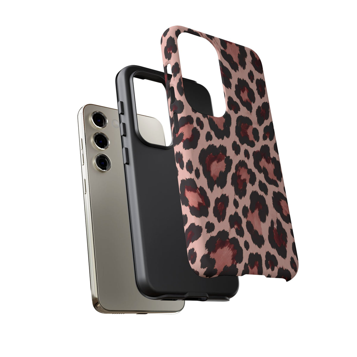 Wild Burgundy Samsung Galaxy Tough Case | leopard print