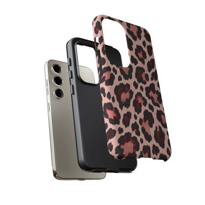 Wild Burgundy Samsung Galaxy Tough Case | leopard print