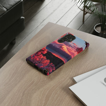 Fuji Rose Horizon Samsung Galaxy Tough Phone Case