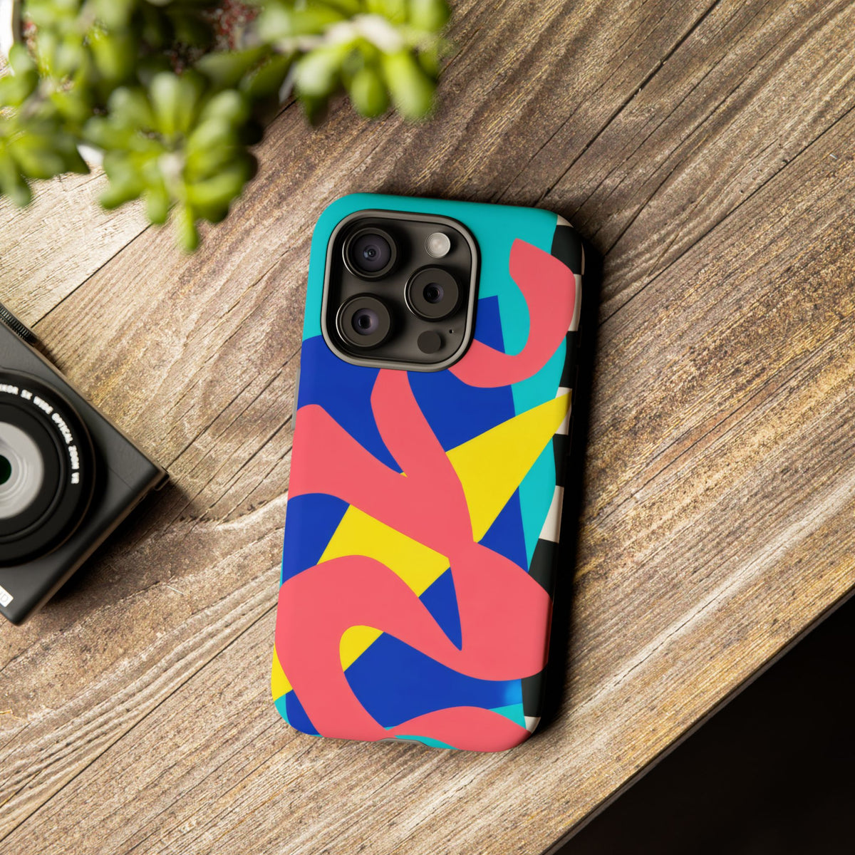 Cut Loose iPhone Tough Case | Retro Abstract Art