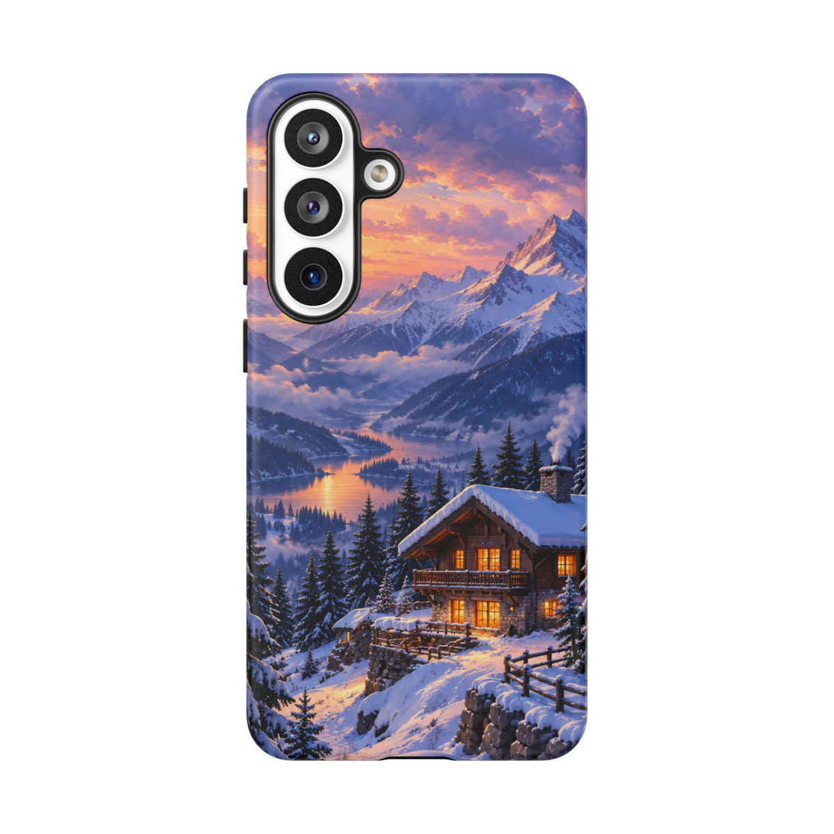 Alpine Hearth Samsung Galaxy Tough Case | winter cabin