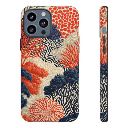Coral Current iPhone Tough Phone Case