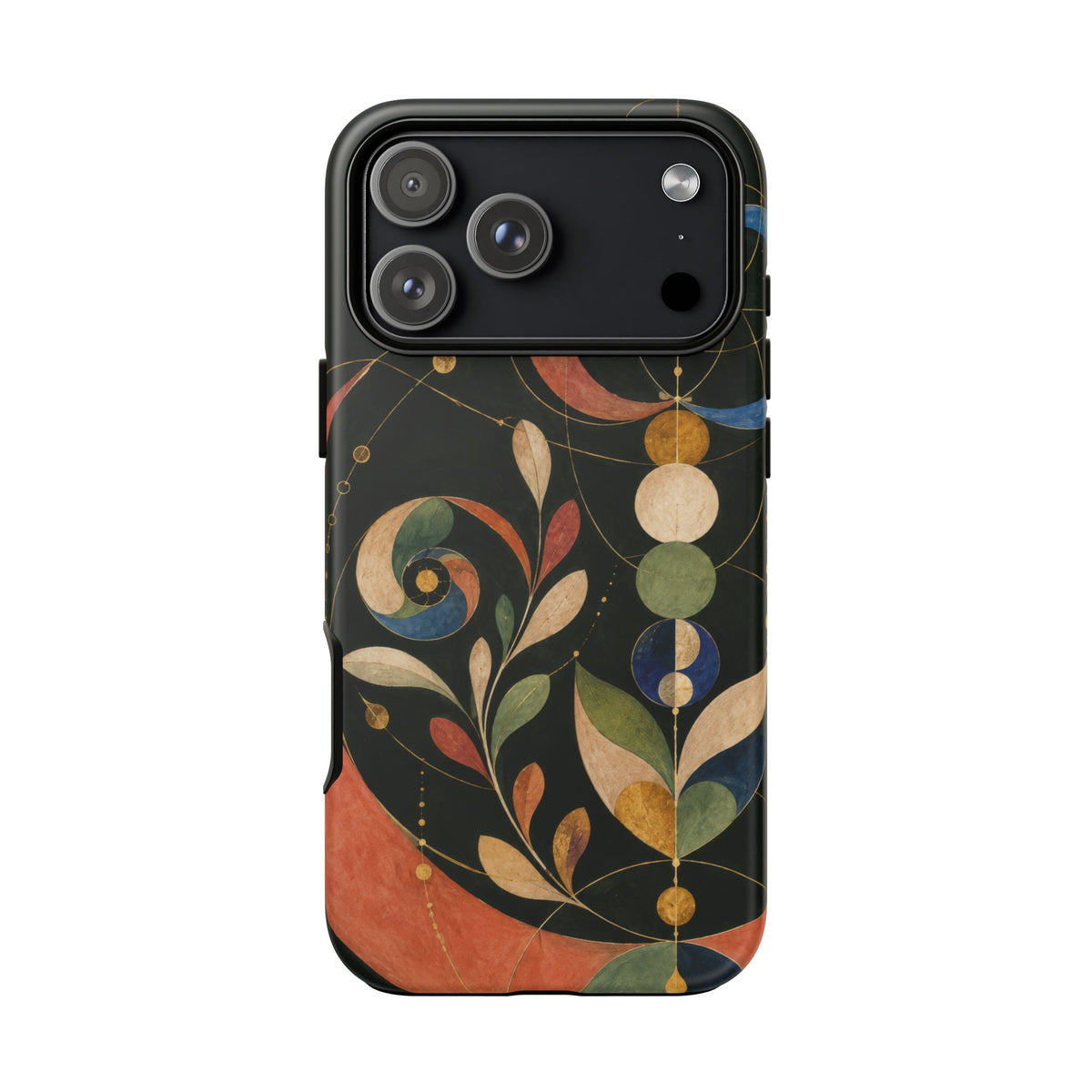 Orbital Garden iPhone Tough Case | Celestial Botanical Geometry