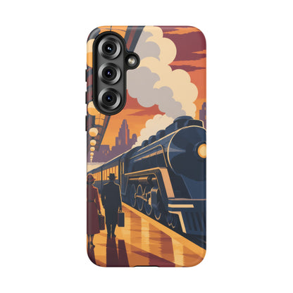 Travel by Train — Night Departure Samsung Galaxy Tough Case | train travel