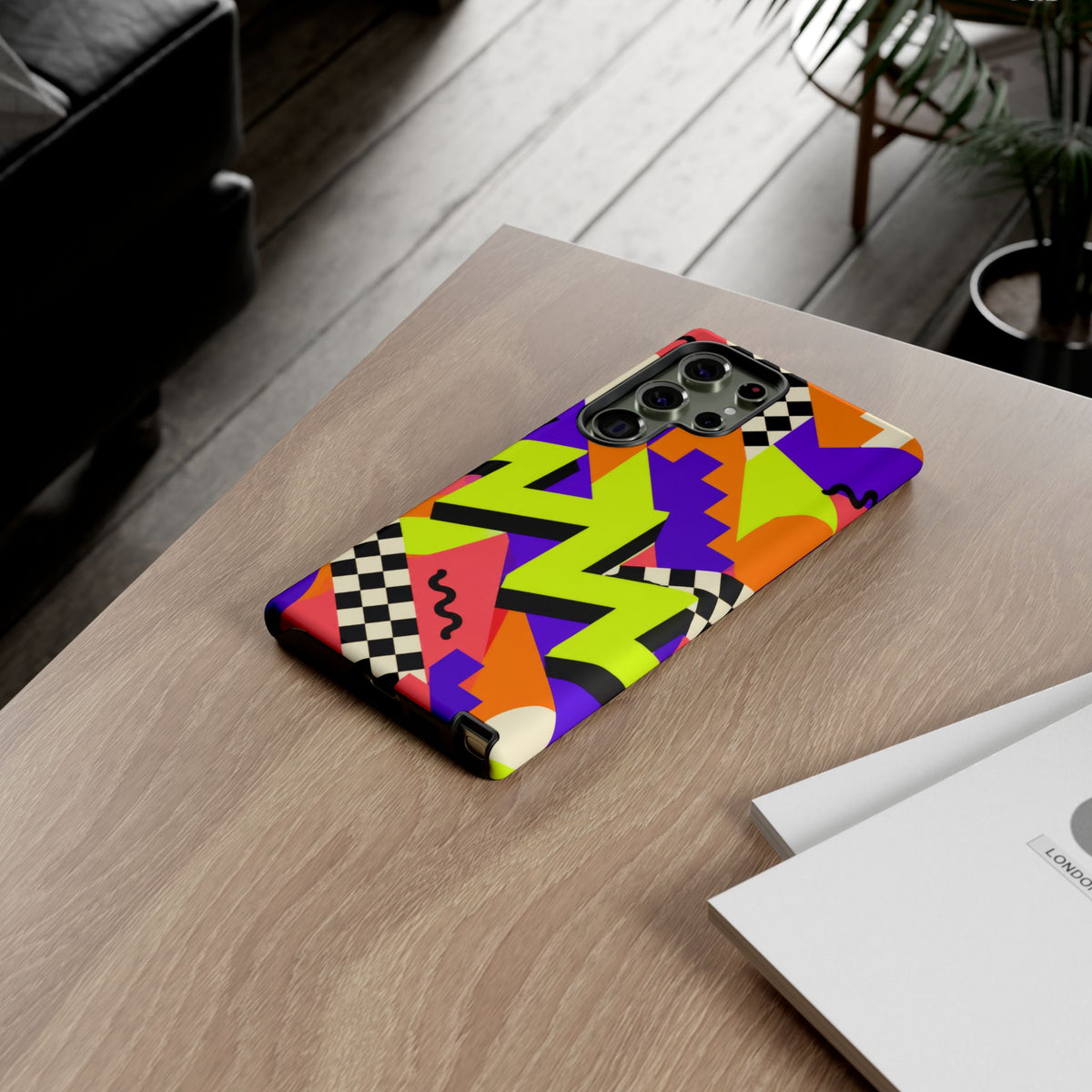 Acid Arcade Samsung Galaxy Tough Case | Bright Retro Geometry