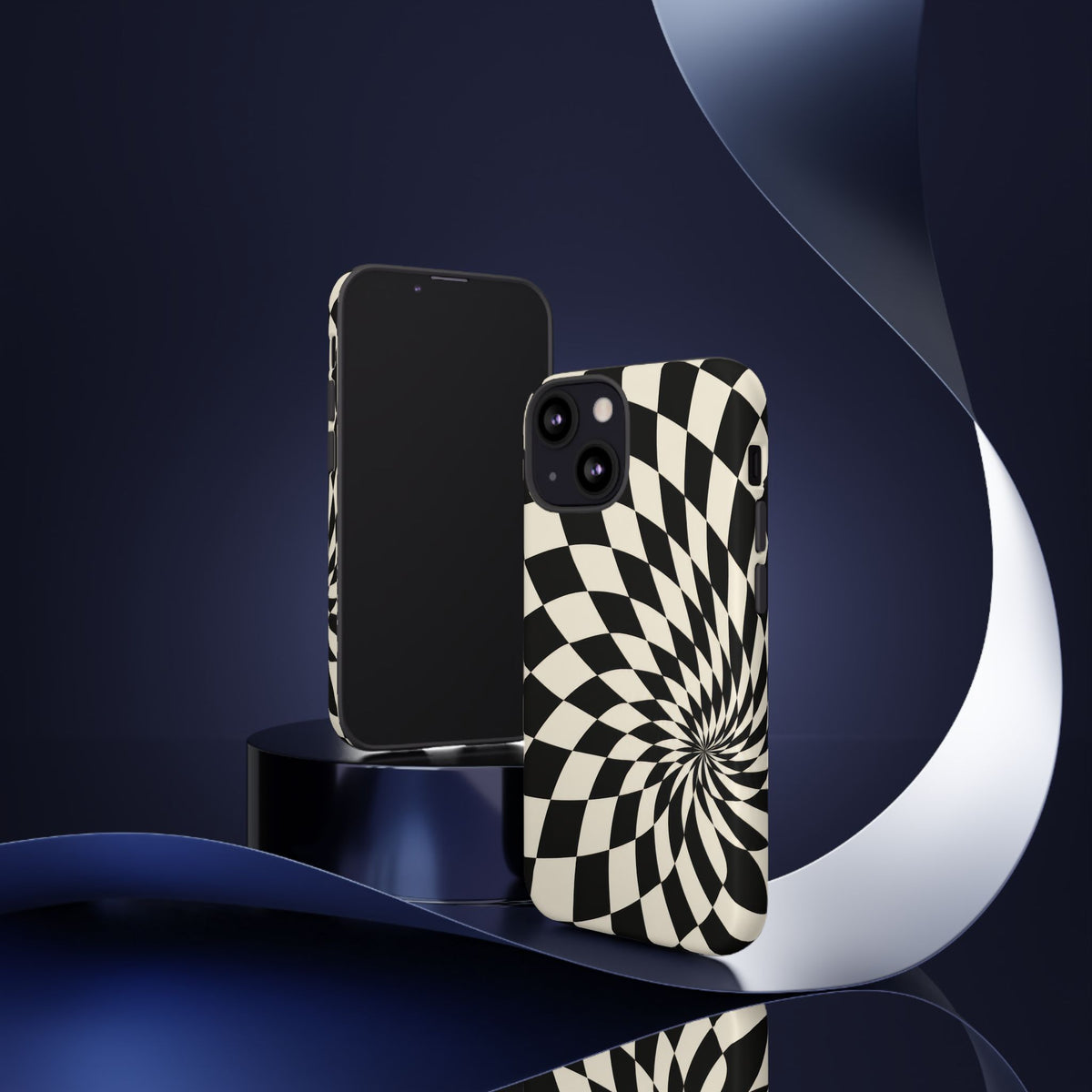 Twist Theory iPhone Tough Case | Optical Checkerboard