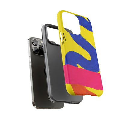 Offbeat iPhone Tough Case | Abstract Color Block Art