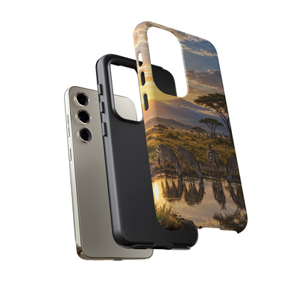 Zebra Water Mirror Samsung Galaxy Tough Case | zebra safari