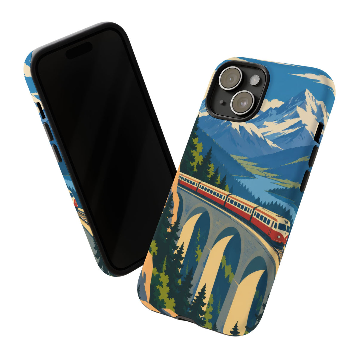 Travel by Train — Alpine Express iPhone Tough Case | train travel