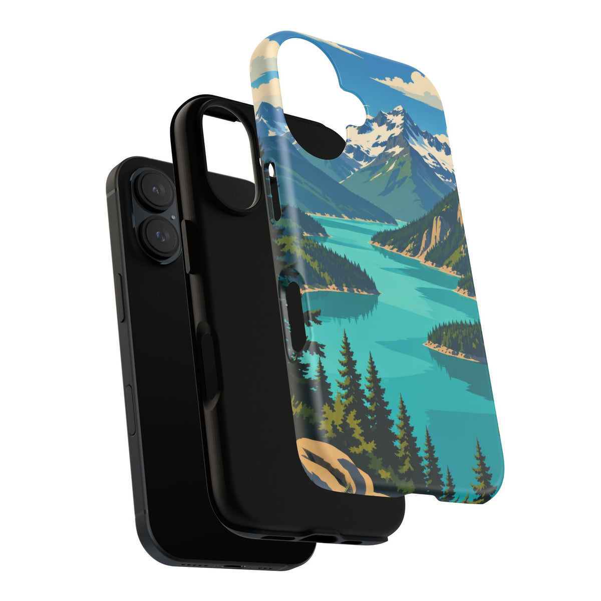 Cascades — Diablo Blue iPhone Tough Case