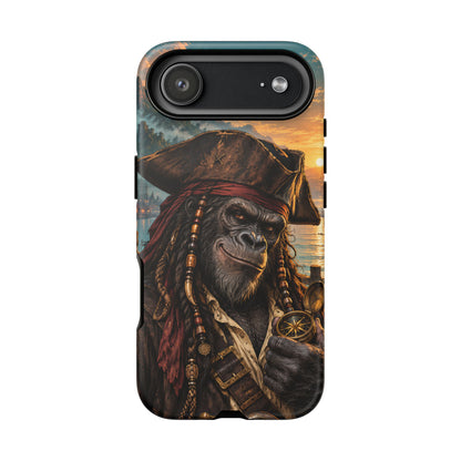 Pirate Gorilla iPhone Tough Case | Captain Silverback