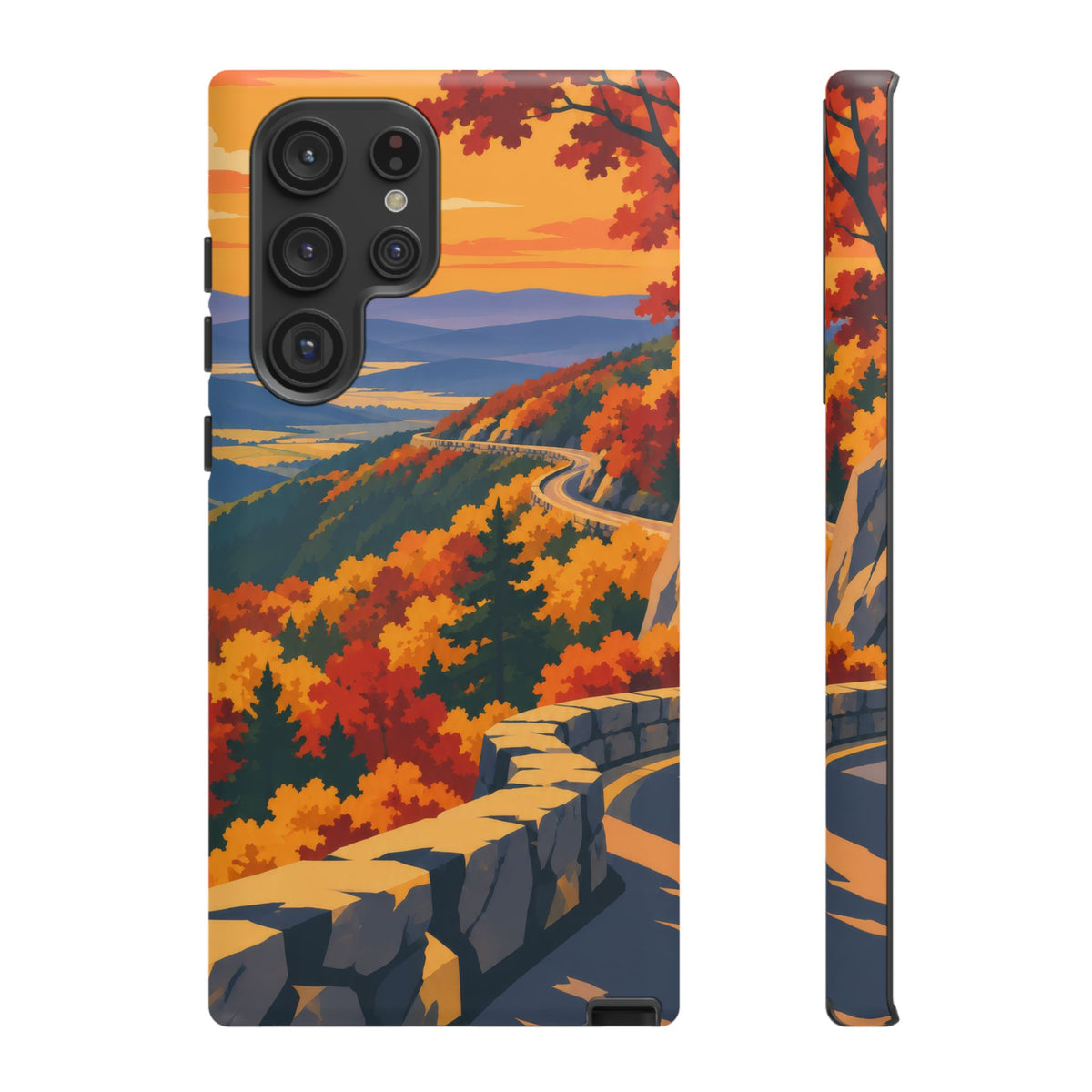 Skyline Drive — Overlook Gold Samsung Galaxy Tough Case