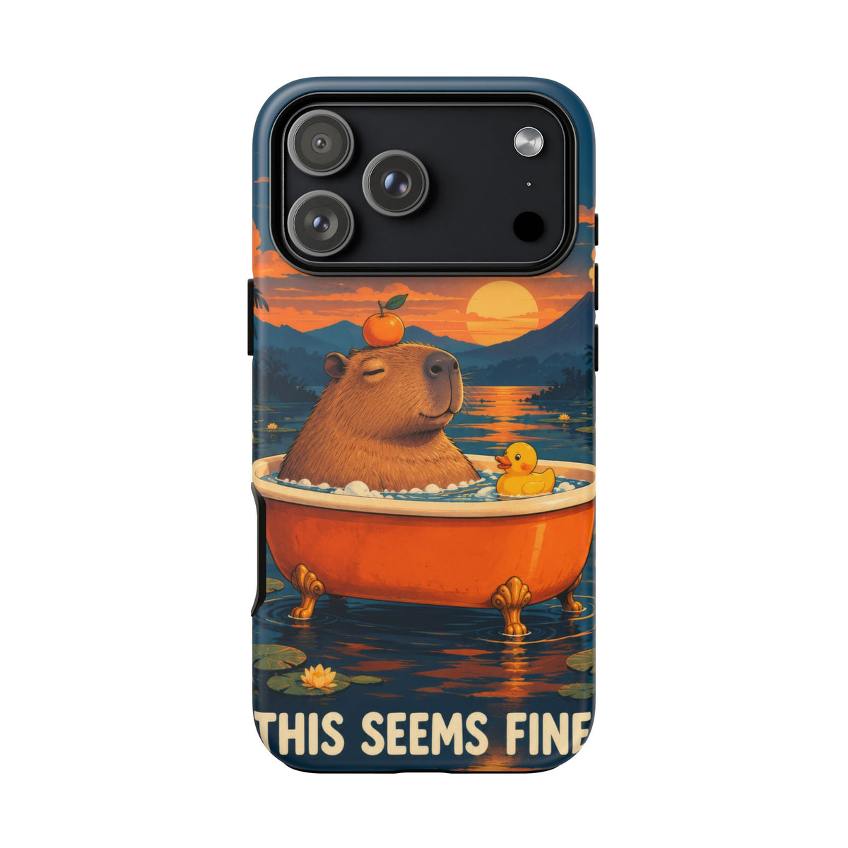 Minor Inconvenience iPhone Tough Case | funny capybara