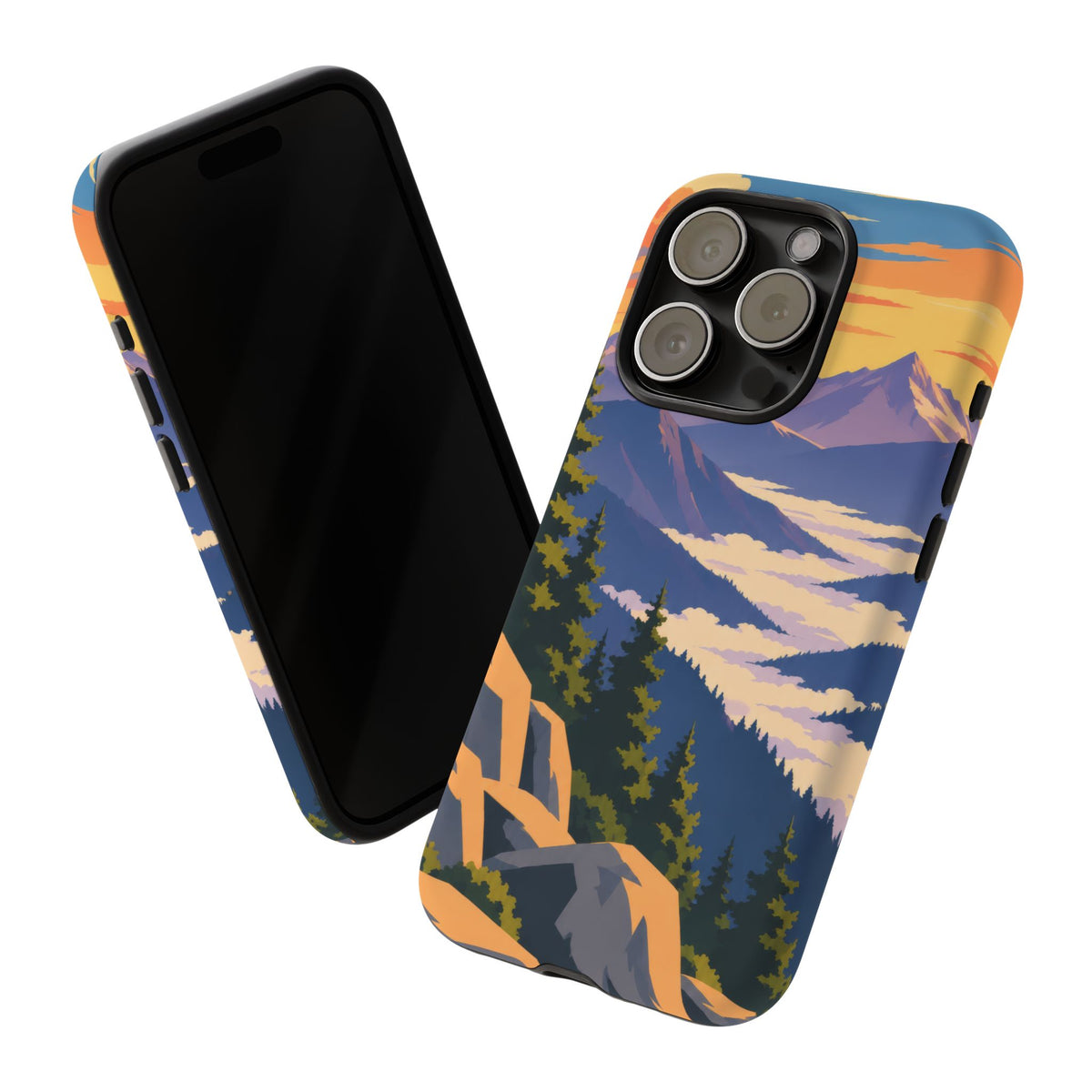 Misty Mountains — Amethyst Pass iPhone Tough Case