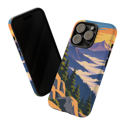 Misty Mountains — Amethyst Pass iPhone Tough Case