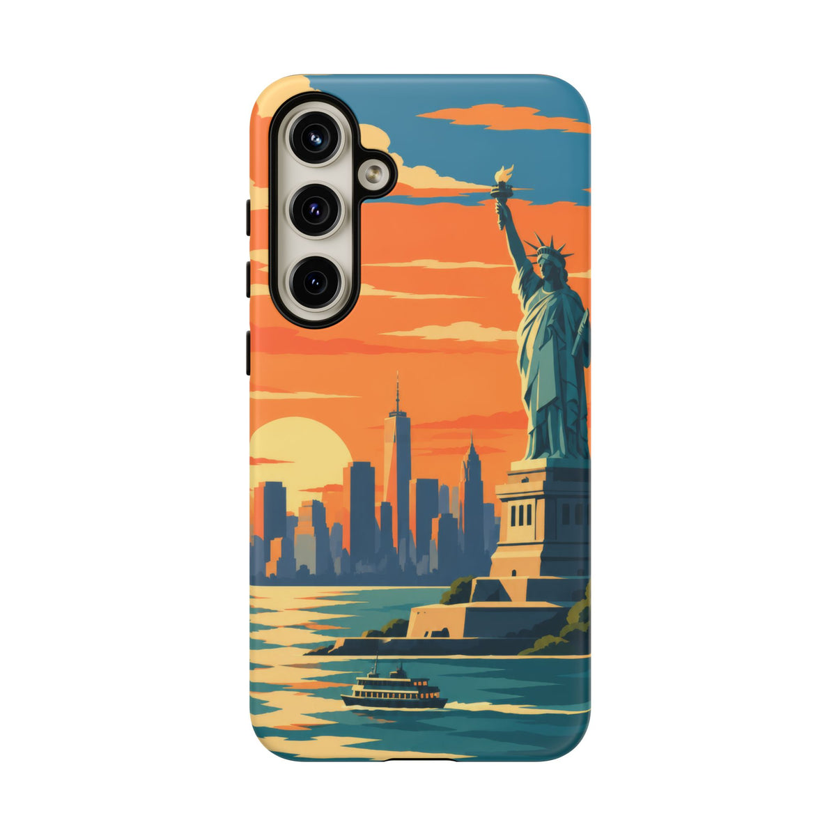 New York City — Harbor Liberty Samsung Galaxy Tough Case