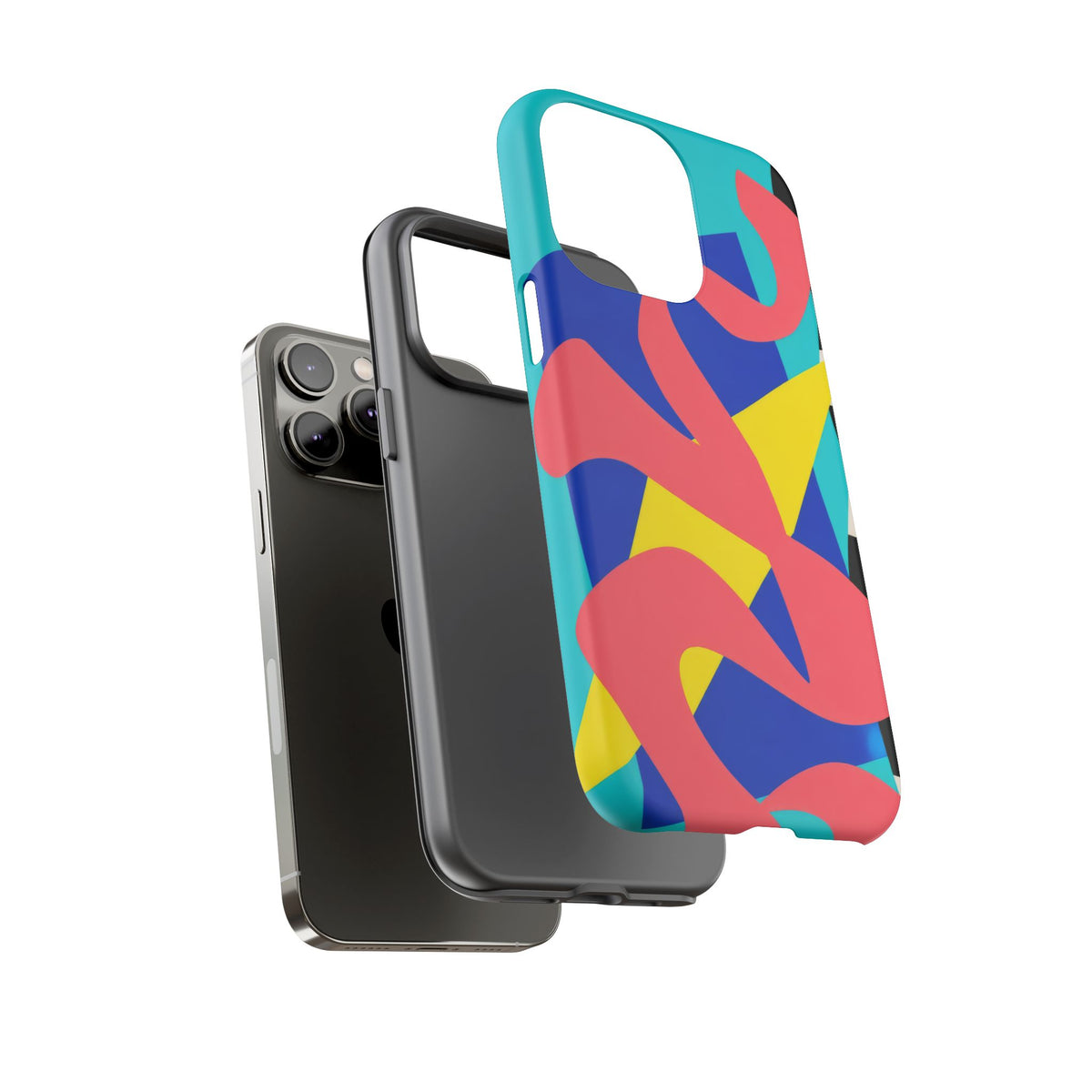 Cut Loose iPhone Tough Case | Retro Abstract Art