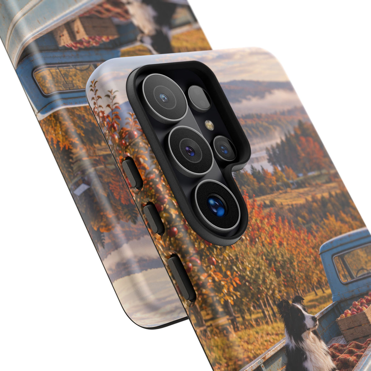 Blue Truck October Samsung Galaxy Tough Case | border collie