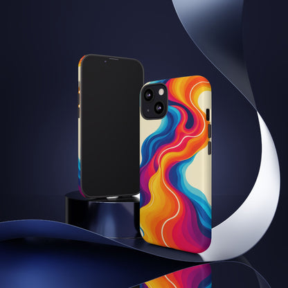 Electric Tide iPhone Tough Case | psychedelic wave